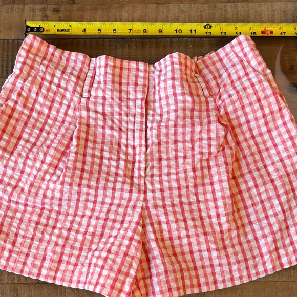 Loft Pink Gingham Women's Shorts - Picture 3 of 7